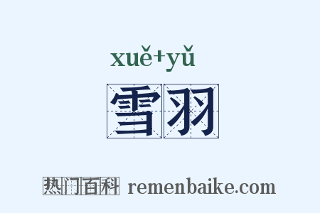 雪羽是什么意思的图片